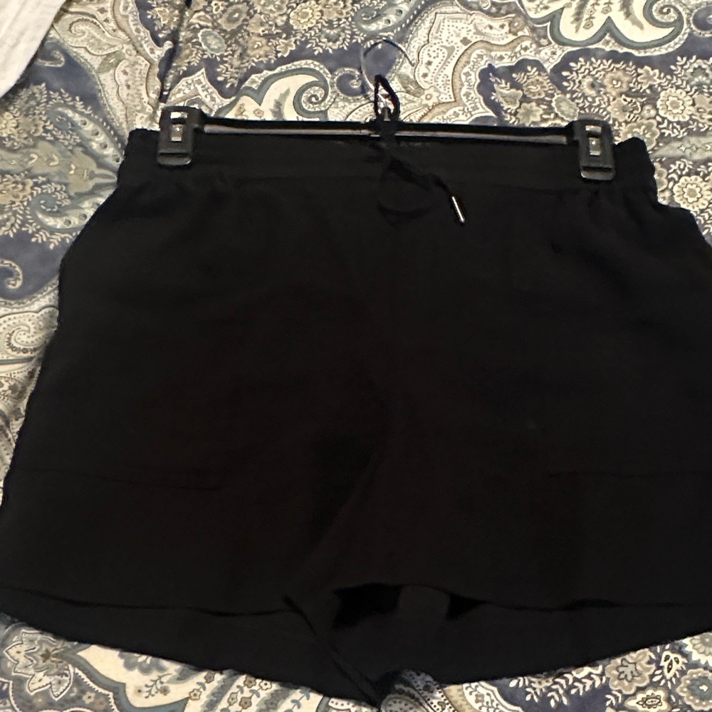 Kersh Women's High Waist Black Shorts